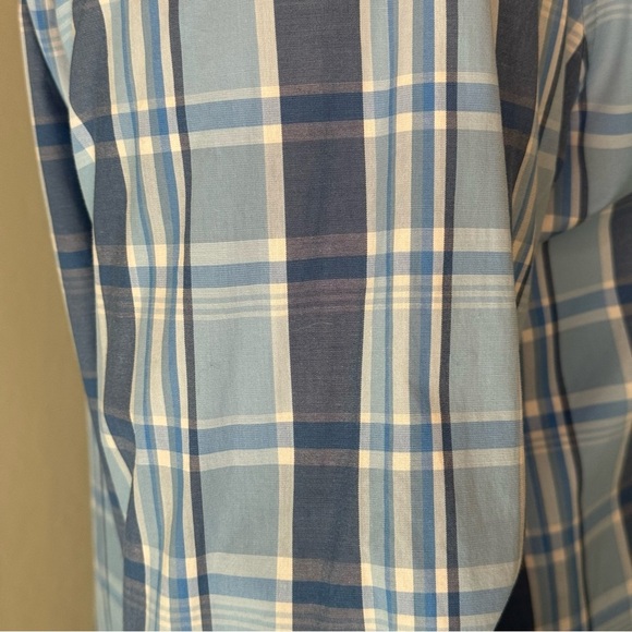 VINEYARD VINES Blue Plaid Classic Fit Tucker Shirt Casual Button Down Sz Large - Picture 9 of 13